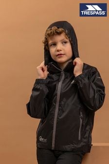 Черный - Trespass непромокаемая куртка  Qikpac X (374091) | €27