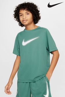 Nike Green/White Dri-FIT Multi Graphic Training T-Shirt (374199) | €25