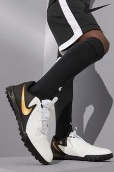 Alb - Ghete și cizme fotbal pentru joc pe gazon Nike Jr. Phantom Academy (374430) | 358 LEI