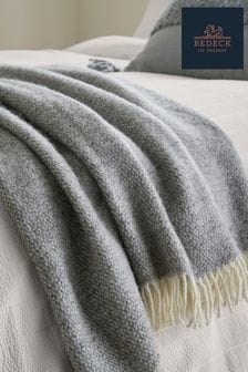 Bedeck of Belfast Grey Kiri Wool Throw (375156) | 230 €