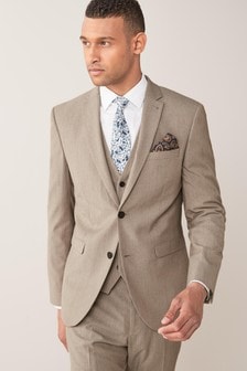 Taupe Jacket Slim Fit Suit (375482) | €23