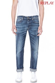 Replay Mens Grover Straight Fit Jeans (375625) | ₪ 570