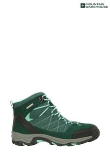 Mountain Warehouse Green Rapid Womens Waterproof Walking Boots (375675) | kr766