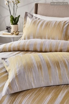 Harlequin Grey/Gold Jacquard Motion Oxford Pillowcase (375737) | €37