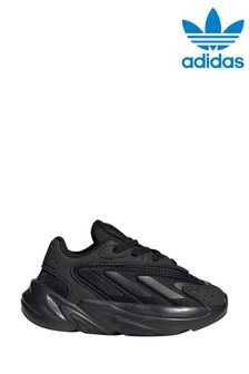 Schwarz - Adidas Originals Ozelia Babyturnschuhe mit elastischer Schnürung (376125) | 47 €