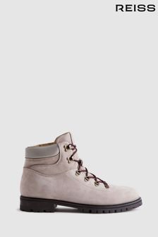 Reiss Stone Ashdown Leather Hiking Boots (376425) | 1,970 QAR