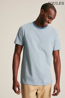 Joules Boathouse Blue Stripe Jersey Crew Neck T-Shirt (376991) | €28