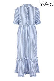 Y.A.S Blue Monira Striped Long Dress (376995) | 43 €
