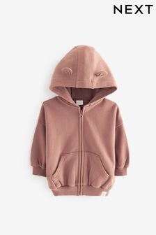 Brown Zip Through Hoodie (3mths-7yrs) (377547) | $17 - $21