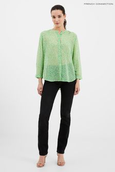French Connection Green Cadie Crinkle Shirt (377566) | €32