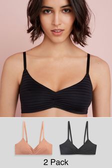 Non Wired Non Padded Bralettes 2 Pack