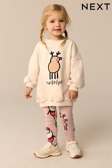 Next girls christmas jumper sale