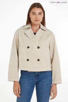 Tommy Hilfiger Natural Double Breasted Pea Coat (378390) | €124