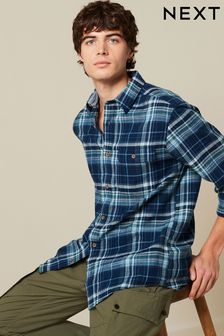 Blue Check Long Sleeve Shirt (378450) | ₪ 110