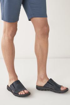 Grey Leather Mules (378706) | CA$84
