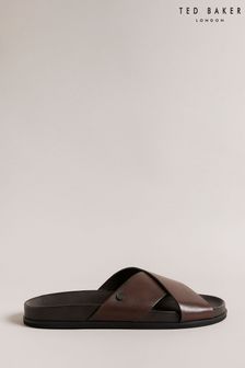 Ted Baker bruine Oscarr sandalen van leer (378783) | €126