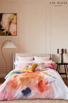 Ted Baker Pink Art Print Duvet Cover and Pillowcase Set