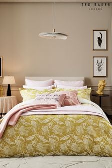 Ted Baker Gold Baroque Jacquard Duvet Cover and Pillowcase Set (380258) | CA$400 - CA$528