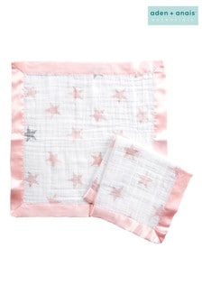 aden + anais Essentials 2er-Pack Schmusedecken, rosa (380558) | 5 €