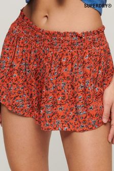 Superdry Orange Smocked Beach Shorts (380586) | €37