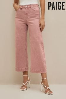 Paige Anessa High Waisted Wide Leg Jeans (380824) | $437