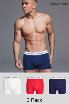Calvin Klein Cotton Stretch Low Rise Trunks 3 Pack (380916) | CA$114