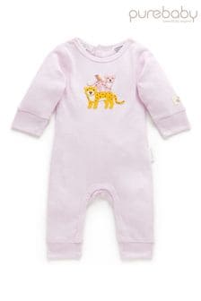 Purebaby Jungle Friends Baby Fußloser Schlafanzug mit Figuren (380961) | 19 €