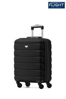 Flight Knight 55x40x20cm Ryanair Priority 4 Wheel ABS Hard Case Cabin Carry On Hand Black Luggage (381008) | €79