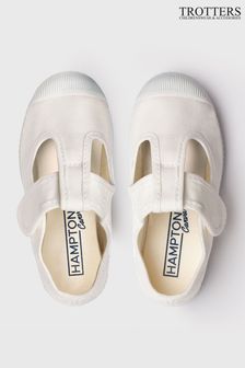 Trotters London White Champ Canvas Shoes (381784) | €17 - €18
