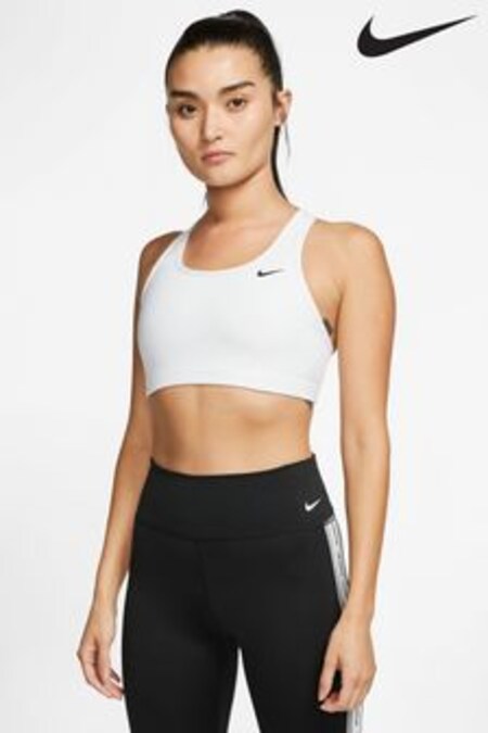 Blanc - Soutien-gorge de sport Nike Dri-FIT Swoosh (382244) | €31