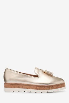 Mocassins en cuir avec semelle en EVA et liège