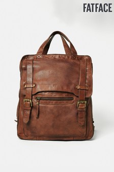 FatFace Brown Leather Rucksack (382885) | $190