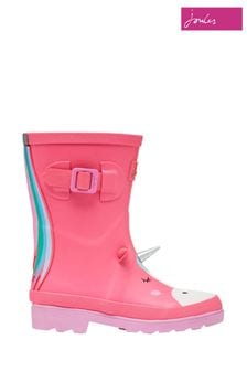 Joules - Stivali di gonna rosa con unicorno (382961) | €35