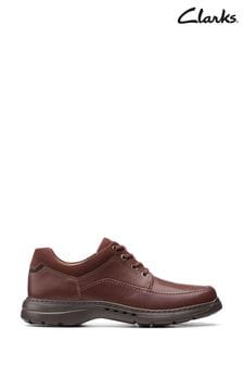 Clarks Brown Leather Brawley Lace Up Shoes (385810) | €156