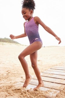 Pink/Navy Sports Swimsuit (3-16yrs) (386012) | €17 - €25
