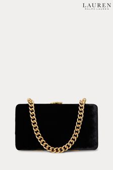 Ralph lauren black clutch bag top