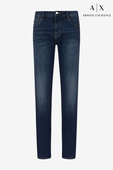 ג'ינס בצבע כחול בינוני - Armani Exchange Mens Straight Fit Jeans (387263) | ‏442 ₪