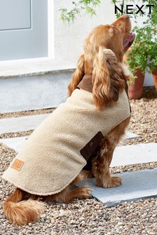 Tan Brown Borg Teddy Dog Coat (389081) | €13 - €21