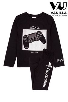 Vanilla Underground Black Playstation Boys Licensed Long Leg Pyjamas Set (389242) | 26 €