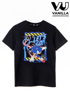 Vanilla Underground Black Boys Sonic  T-Shirt (389246) | €17.50