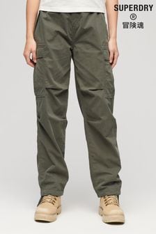 Superdry Green Parachute Grip Trousers (389536) | AED305