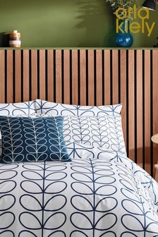 Orla Kiely Set of 2 Blue Linear Stem Pillowcases (389537) | 30 €