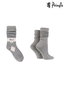 Pringle Grey Slouch Socks (389725) | €17.50