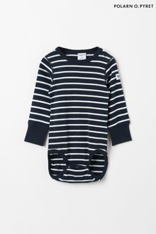 Polarn O. Pyret Organic Cotton Striped Bodysuit (390292) | €22.50