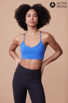 Active People Womens Blue Vinyasa Light Support Bra (390968) | ₪ 201