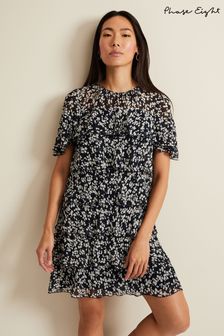 Phase Eight Natural Maeve Floral Tiered Shift Dress (392289) | $305