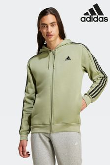 ライトグリーン - Adidas Essentials Fleece 3 Stripes Zip-up Hoodie (392434) | ￥9,860