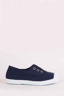 海軍藍 - Trotters London Plum帆布鞋 (392629) | NT$1,490 - NT$1,770