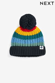 Rainbow Pom Hat (3mths-16yrs) (392770) | kr91 - kr122