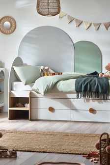 White Arches Junior Kids Cabin Bed Frame (393006) | €750